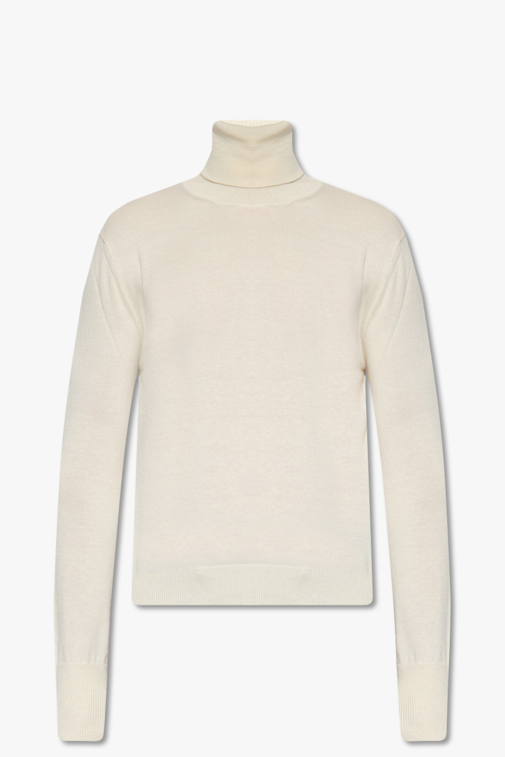 Cream turtleneck clearance shirt